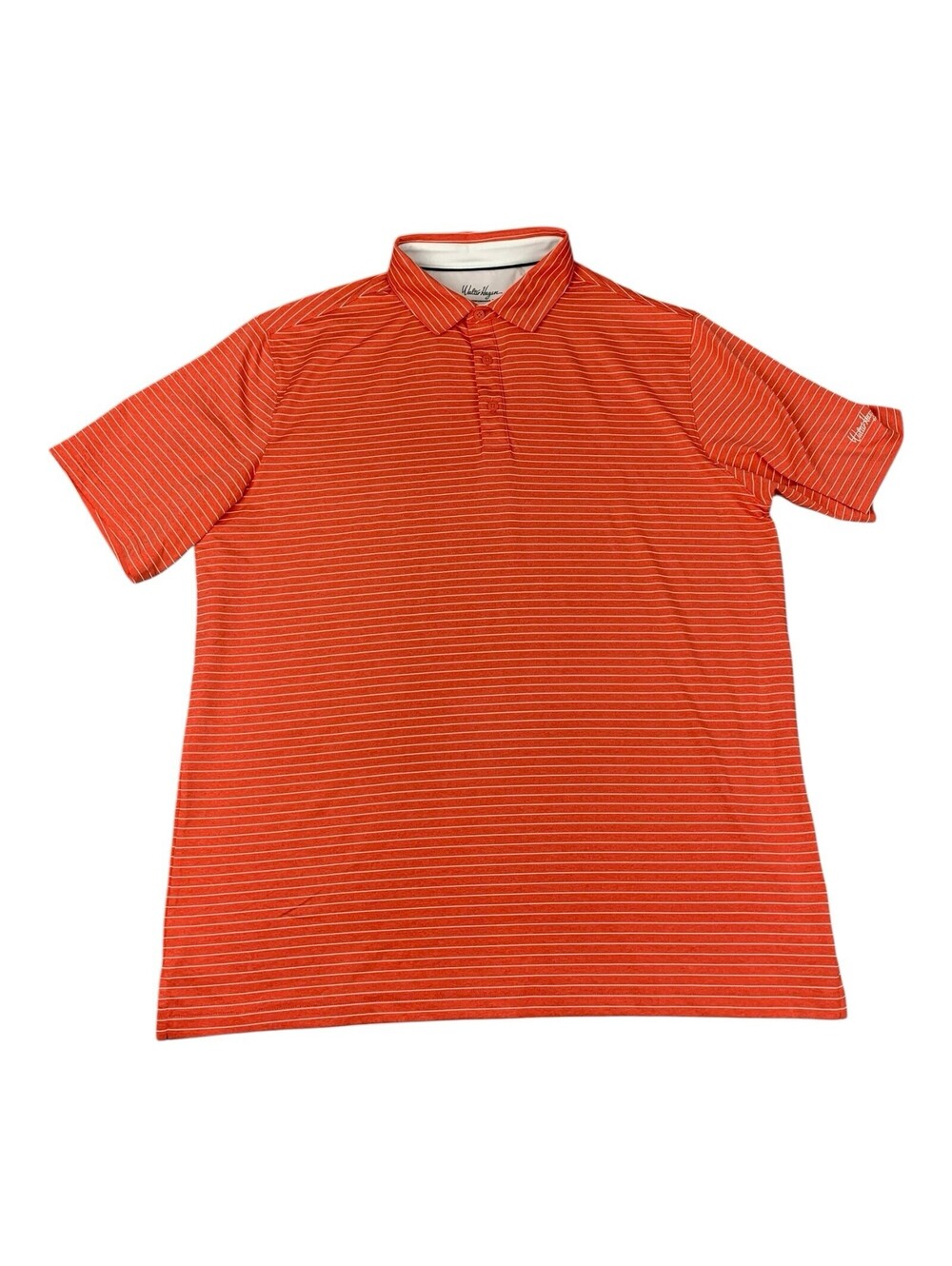 Walter Hagen Golf Polo Shirt Performance 11 Moisture Wicking Red Striped Men’s L